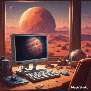 Retro Computer on the Mars