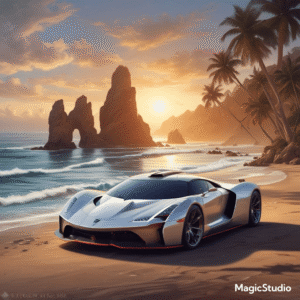 Hypercar Beach