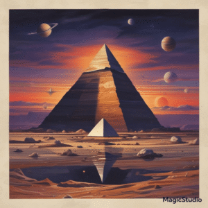 Pyramid on the Saturn