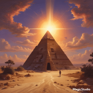 Pyramid on the Earths Sun