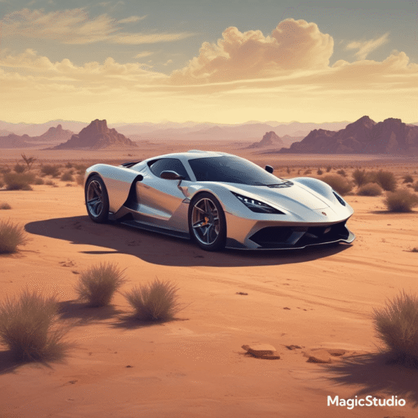 Hypercar Desert